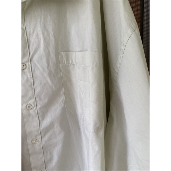BIG & TALL LUXURY Giorgio Ferraro Mens Dress Shirt 22” 36/37” Pale Green EUC - Picture 4 of 10